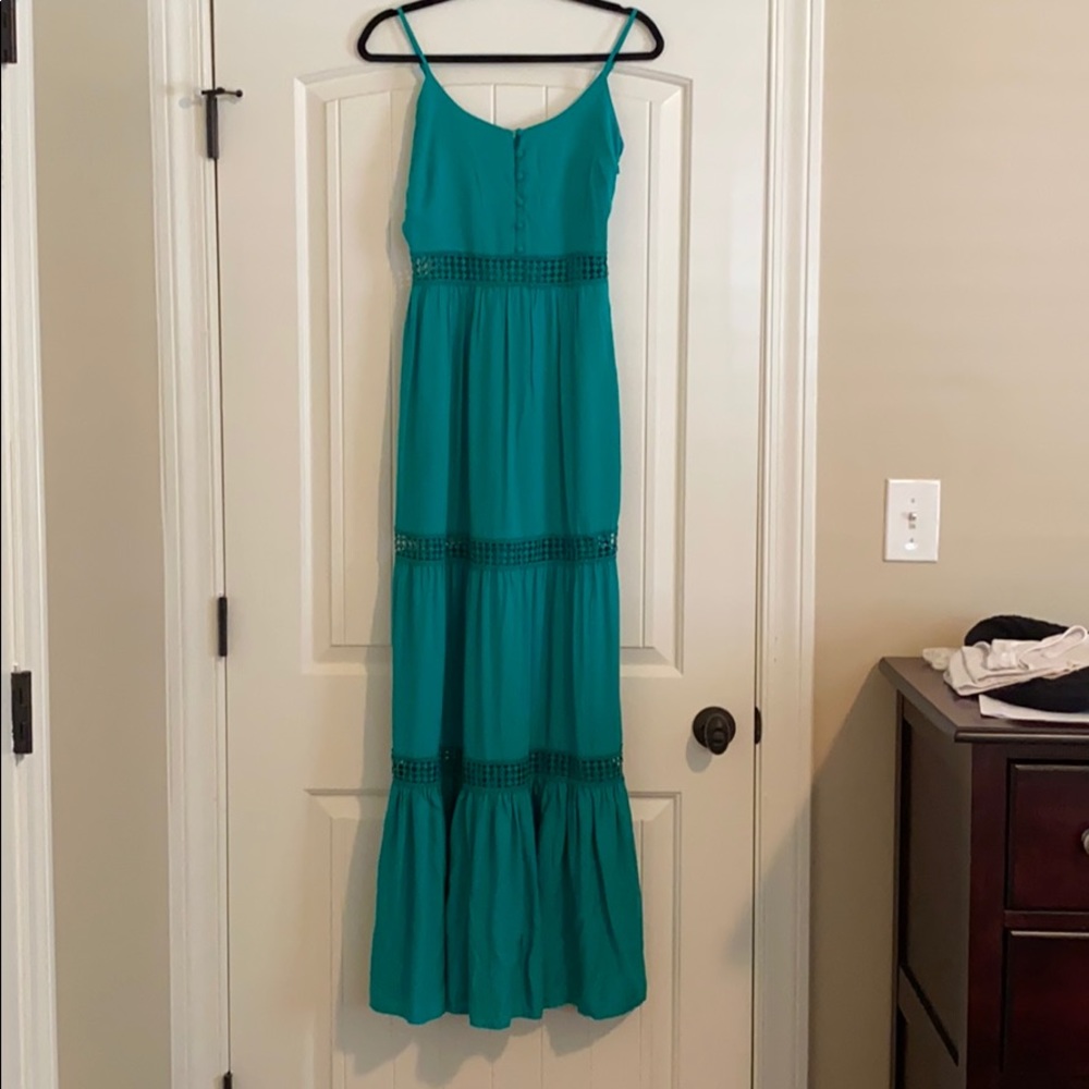Maxi dress with cut out details